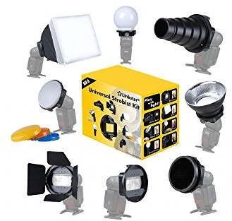 Linkstar - Linkstar Slk-8 Kit Strobist Pour Flash Cobra Avec 8 Accessoires