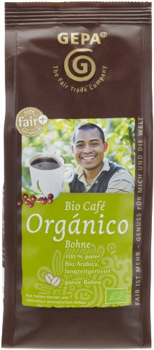 GEPA Bio Café Orgánico ganze Bohne, 3er Pack (3 x 250 g)
