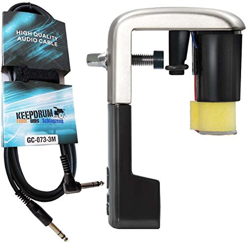 2Box TrigIt Bass Drum Trigger Drumit Acoustic Triggers Kick + keepdrum Triggerkabel 3m GC-073