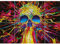 Doppelganger33 LTD Psychedelic Trippy Skull Art XL Giant Panel Poster Art Print (8 Sections)