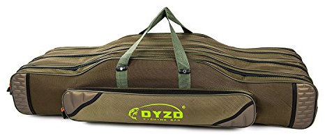 Sport Tent-Allround Rutentasche Rutenfutteral Angeltasche Angelkoffer 2-4 Fächer 100cm, 4 Kammer
