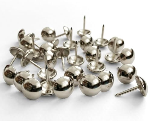 500 piezas un lote: D11 mm x L17 mm color níquel para tapicería de sofá, muebles de madera, tachuelas decorativas para el hogar, clavos de tapicería (níquel)