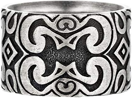 cai Herren Ring 925/- Sterling Silber matt ohne Stein Silbergrau 132270692