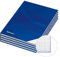 RNK - Verlag 4er Pack Notizbuch mit Hardcover-Einband, 96 Blatt, Notizheft, Tagebuch, Schreibbuch (4, A4 (kariert))