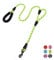 Strong Rope Dog lead 6ft Long with Two Padded Handles,Heavy Duty,Reflective Double Handle Training Dog Lead for Large Dogs or Medium Dogs,Dual Handles Leash(Green)