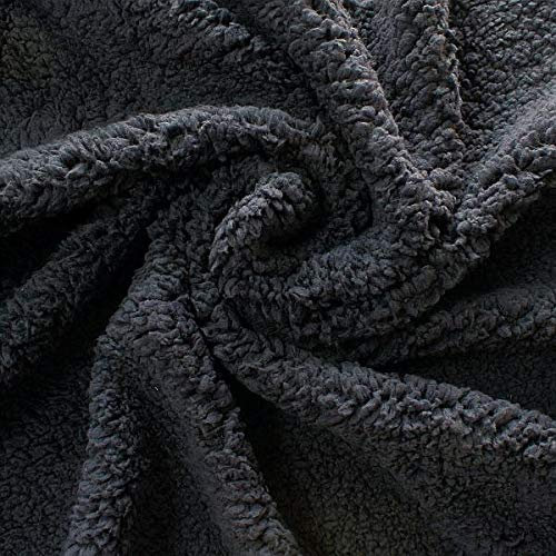 Stoffkontor Teddy Plüschstoff Super Soft 2 Stoff - kuschelweicher Plüschstoff - Meterware, Dunkel-Blau- zum Nähen von Bekleidung und Dekorationen jeder Art