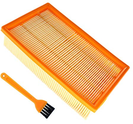 HURI Filtre plat plissé pour aspirateur VC 20-U, VC 20-UM, VC-40, VC 40-U, VC 40-UM - Remplacement Bosch 2607432033, D279015-XJ