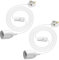 E27 Lamp Holder with 450CM Cable Plug in Ceiling Light, 2 Pcs Plug in Pendant Lighting Fitting, Suspended Pendant Light with On/Off Switch, UK Plug Loft Light Garage Light(Without Bulb)
