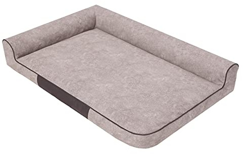 PillowPrim Hundebett Hundeschlafplatz Hundesofa Hundekissen Ruheplatz Hundematratze Hundehütte Hundeplatz Hundekorb Doggybed Hundezubehör Sofa Bett 115x80 cm