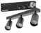 EDO Deckenstrahler GU10 MALGA, 3 Flammig, Deckenlampe Schwarz, Drehbar Spotbalken, Deckenleuchte Schwenkbar, Wandlampe Innen, Wandstrahler, Spot, Downlight, Lampe für Schlafzimmer, Küche, Wohnzimmer