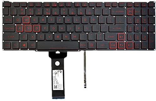 Replacement Laptop Tastatur für for ACER for Nitro AN517-55 Schwarz US-englische Ausgabe