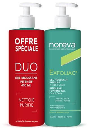 Noreva Exfoliac Intensiv Schäumendes Gel 2 x 400 Ml-Set