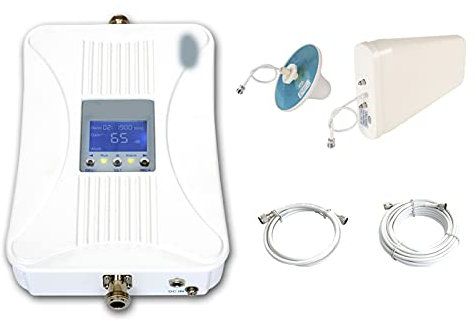 GUOZ Repetidor gsm 2G 3G 4G Signal Booster Doble Banda Dual Signal LTE Amplificador Celular LTE 800 900MHz / 900 1800MHz / 900 2100MHz,900 2100MHz