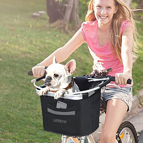 Fahrradkorb Vorne Abnehmbar Fahrradtasche Faltbar,Wasserdicht Lenkertasche Ebike,Fahrradkorb Lenker Hundefahrradkorb. Multifunktions Gepäckträger Hundekorb Fahrrad Vorne