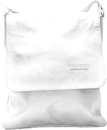 Vera Tucci (Abby Cross Body Ledertasche - Handtasche Handtaschen für Damen Designer Handtaschen für Frauen Handtasche Zubehör Handytasche Schwarz Handtasche Radley Handtaschen, weiß, Small/Medium