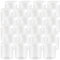 JEUIHAU 24 Pack 250ml/8oz Clear Plastic Jars with Lids, BPA-Free Empty Slime Storage Jars, Wide Mouth Plastic Container for Slime, Spices, Crafts