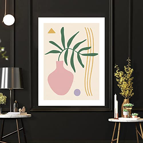 Henri Matisse Poster Bunte Linie Botanisches Poster Baum Grünes Blatt Poster Matisse Bild Vintage Abstrakte Pflanze Galerie Poster Minimalistische Wand Bilder Matisse Kunstdrucke 0610271