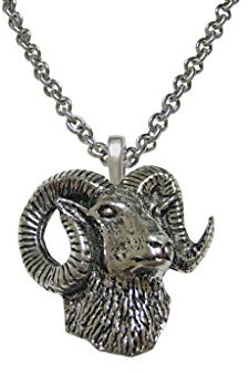 Kiola Designs Ram Head Pendant Necklace, Other, other