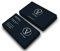Cartes de visite premium personnalisées (85x55mm), papier haut de gamme, impression de qualité supérieure, haute qualité, cartes d'affaires pour entreprises, business & privé (Noir élégant)