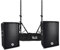 Paire d'enceintes Sono DJ BM Bmsonic BMS-08, Bass Reflex Trapézoïdal à 3 voies 8/20cm - 2 x 300W - supports pieds et sacoche