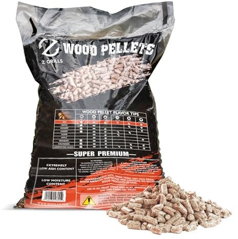 Holzpellets für Smoker Grill und BBQ, 100% natürliches Hartholz-Eichen-Pellet, 9 kg