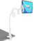 Tablet-Ständer, Handyhalterung, Tablethalter, Smartphone Halterung mit Griff, flexibler langer Arm, Schwanenhals, kompatibel mit iPad, iPhone/Nintendo Switch/Samsung Galaxy Tabs/Amazon Kindle Fire HD