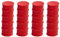 Pack of 36 Red Coloured Round Flat Magnets - 24mm Whiteboard Notice Board Office Fridge