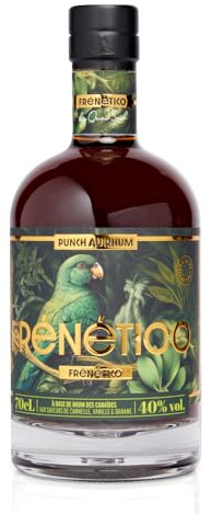 QUAI SUD Punch au Rhum 40% vol. Frénético | 70cl | Cannelle Vanille Banane