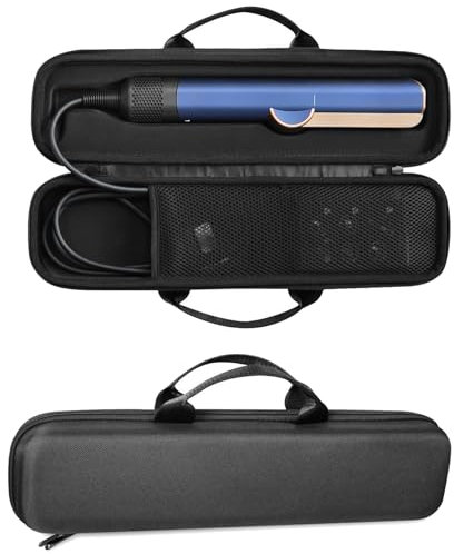 NUHFUFA Custodia per Airstrait HT01 Asciugacapelli Piastra per capelli, custodia rigida portatile per accessori da viaggio per piastra, borsa antiurto antigraffio con supporto protettivo