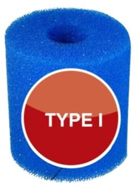 DTZAEUKE Lot de 6 éponges filtrantes pour piscine Intex de type I/II/VI/D - Lavables et réutilisables - Cartouche en mousse pour nettoyage de jardin (type/I (8,8 x 7,8 x 2,8 cm), image