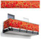 MuchoWow© Balkon Sichtschutz Einseitig 95x500 cm Groß PVC Kunststoff Garten Windschutz ohne Bohren Wetterfest Sichtschutzzaun Terrasse Balkonverkleidung Deko Mohnblumen - Blumenfeld - Natur