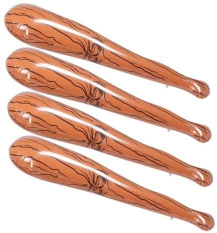 VANZACK 4stücke Teiliges Aufblasbares Baseballschläger -Design Material Für Sportveranstaltungen Geburtstagsfeiern Und Outdoor-Events Lange Cheer-Sticks Lustige Party-Dekoration