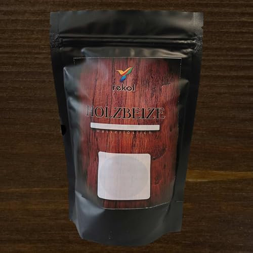 1kg Holzbeize bis 450m² Möbelbeize Trockenbeize Beize Pulverbeize große Farbauswahl, Farbe:walnuss