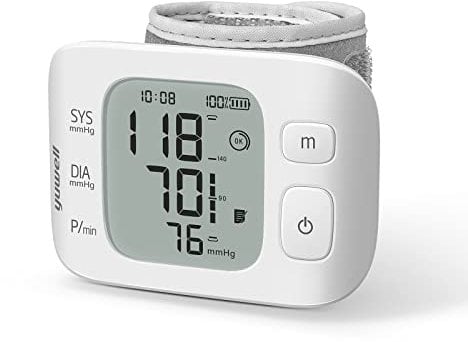 yuwell Rechargeable Wrist Blood Pressure Monitors for Home Use, Large Blood Pressure Cuff Wrist, Blood Pressure Machine with Irregular Heartbeat, Including Travel Case & USB Cable(YE8800CR)