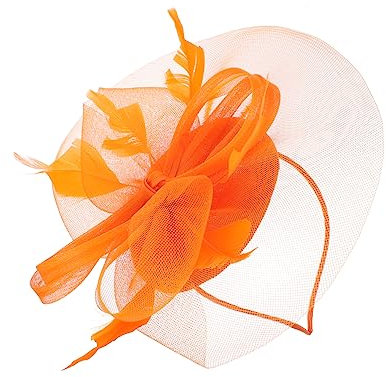 ADOCARN Fascinator-hut Für Damen Eleganter Haaraccessoire Mit Mesh-design Und Federschmuck Für Hochzeiten Teepartys Und Besondere Anlässe Leicht Und Bequem Zu Tragen