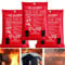 QSLKI 3 Stück Löschdecke Küche Feuerlöschdecke, 1m x 1m Glasfaser Feuerdecke nach DIN EN 1869:2019, Retardant Decken Feuerdecke in Rotem für Küche, Kamin, Grill, Auto, Camping, Garage
