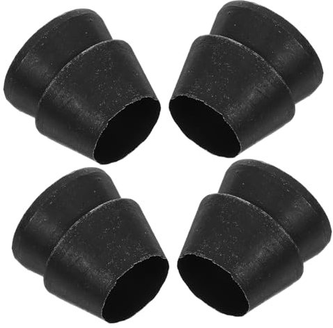 PartyKindom 4 Stück Polierte Axtkeile Mit Rundem Griff, Verstärktes Metall- -wartungszubehör, Keil-Set Für Tischler- Und Sicherheitswerkzeuge