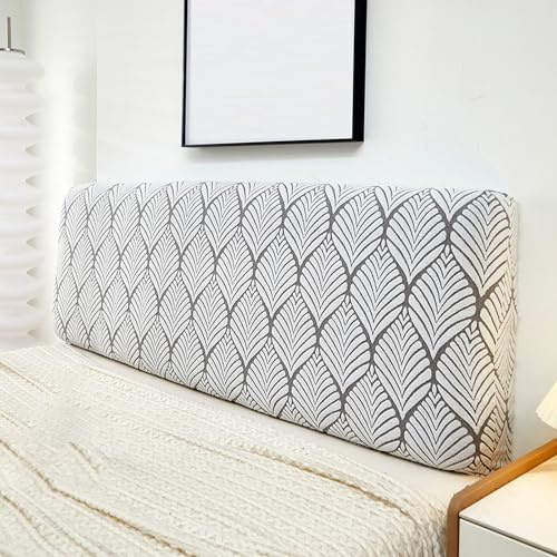 Eleeonora Bed Headboard Cover,Kopfteil Bezug Boxspringbett,Verdickt All Inclusive Bettkopfteil Bezug,Stretch,Weicher,Universell,FüR Headboard for Bed RüCkenschutz