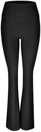 Nur Die Damen Leggings Soft Touch Flared Leggings Bootcut Blickdicht High Waist Schlaghose