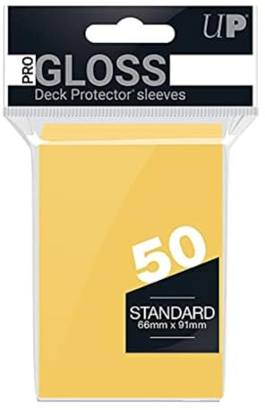 Ultra Pro SLEEVES 50 D12 Card Game (Yellow), 82675