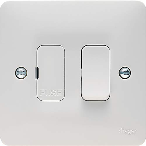 Hager 13A Switched Fused Connection Unit (FCU) - Sollysta Range