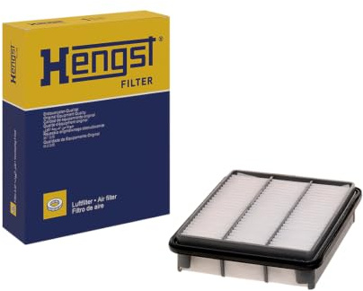 HENGST - Luftfilter E546L - Luft-Filtereinsatz für KFZ - Hochwertiger Motorluftfilter für Otto- oder Dieselmotor - Schutz für Motoren - Wasserbeständig