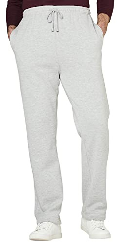 Chums Men's Jogging Bottom Trouser Pants Leisure Pull-On Fleece Bottoms | Open Bottom, Easy Care Casual Tracksuit Pants with Drawstring & Pockets (including Big & Tall sizing)