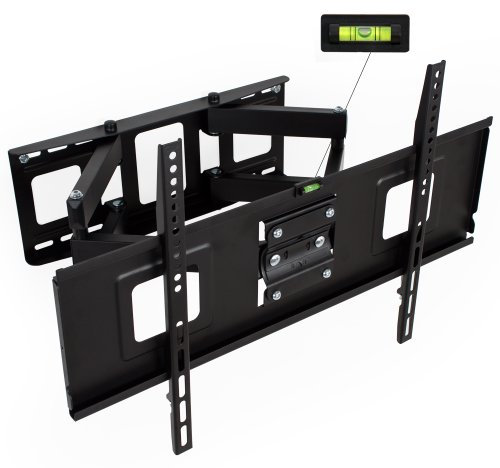 TecTake Soporte de Pared para TV de Pantalla Plana, inclinable y Giratorio VESA MAX 600x400 máximo 120kg de 81-254 cm (32 - 100)