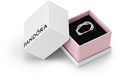 PANDORA Damen-Ring 925 Sterling Silber Zirkonia weiß Gr.56 (17.8) 190892CZ-56