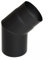 raik SH027-150-sw Raik Rauchrohrbogen/Ofenrohr 150mm - 45° schwarz