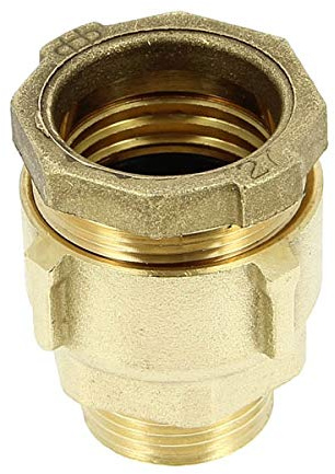 Raccord série fer REXUO Mâle Laiton Dn : 27 diamètre : 3/4 9013.27 | Raccord PE droit à serrage - M 3/4'' - Diamètre 27 mm - Rexuo - Huot