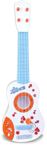 Bontempi- BabyUke-Ukulele Baby con 4 Corde in Nylon per I più Piccoli Esploratori Musicali, 155x65x530 mm, Colore Standard, 20 2225