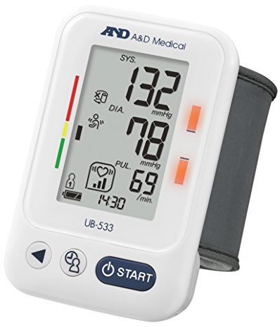 A&D Medical UB-533 Misuratore di Pressione da Polso, Validato Clinicamente