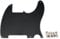 Musiclily 5 Löcher American Vintage Tele Pickguard Schlagbrett für Fender USA/Mexikanische Telecaster Esquire E-Gitarre,3 lagig Schwarz